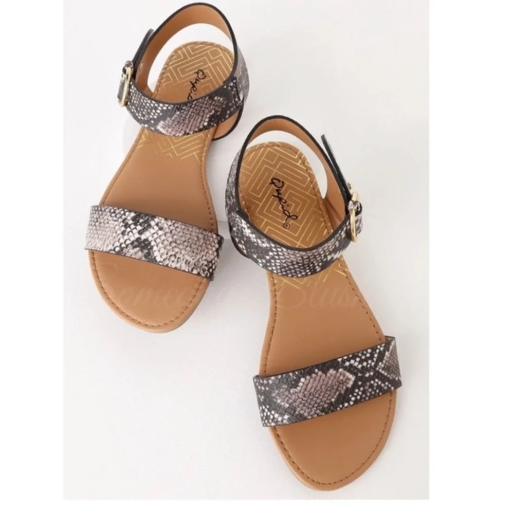 Snake Skin Sandals - Picture 2 of 3